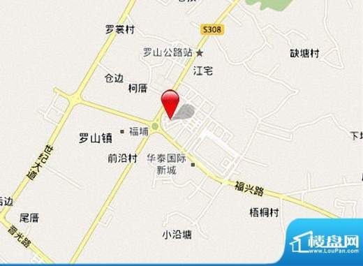 兰峰城市花园交通图